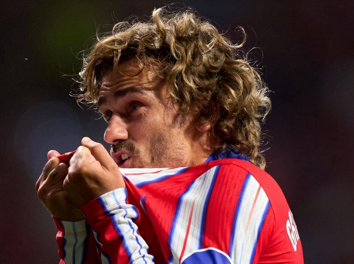 格列兹曼抢射得手马竞保住领先优势