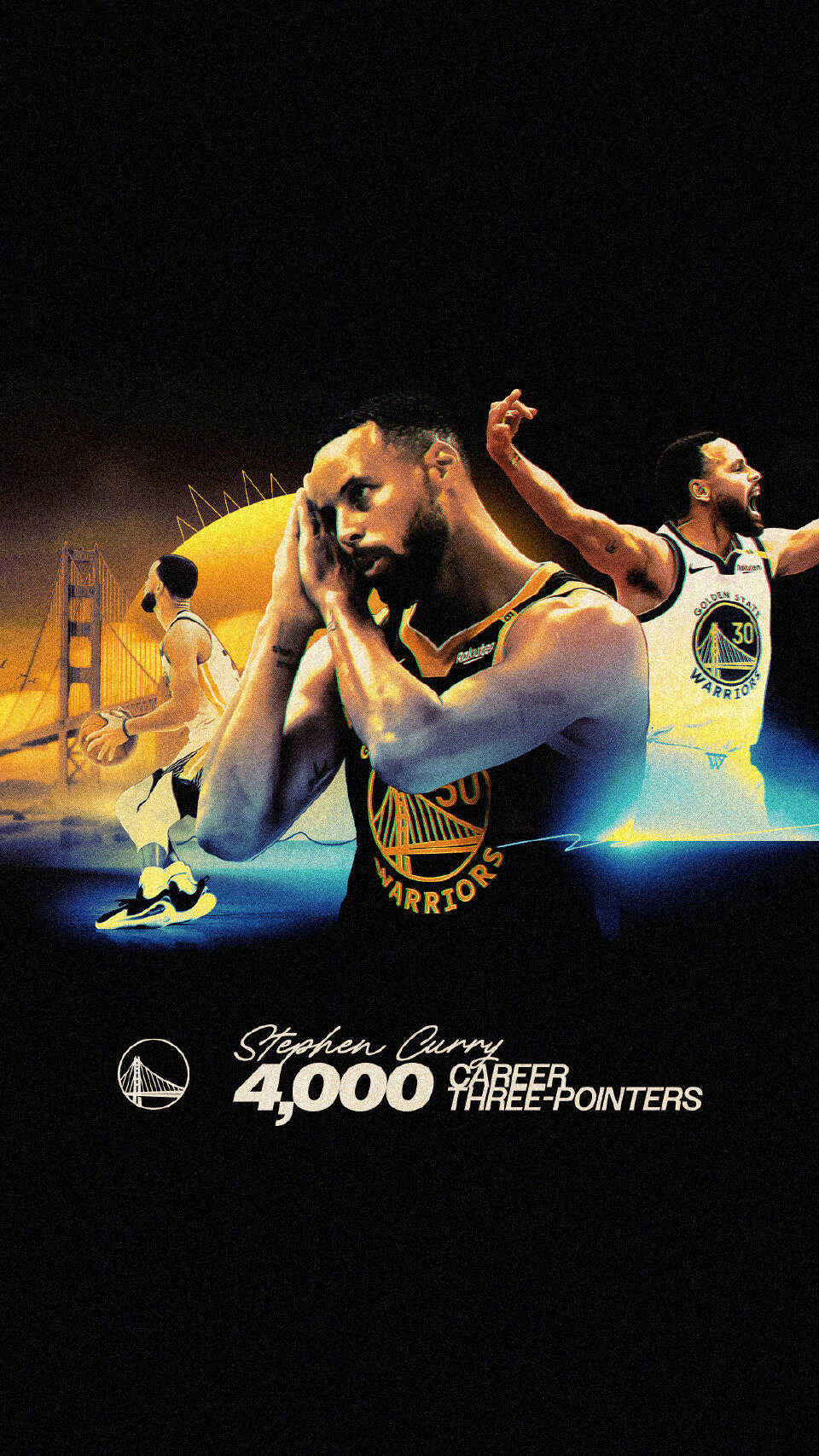 勇士碾压雄鹿，库里刷新纪录