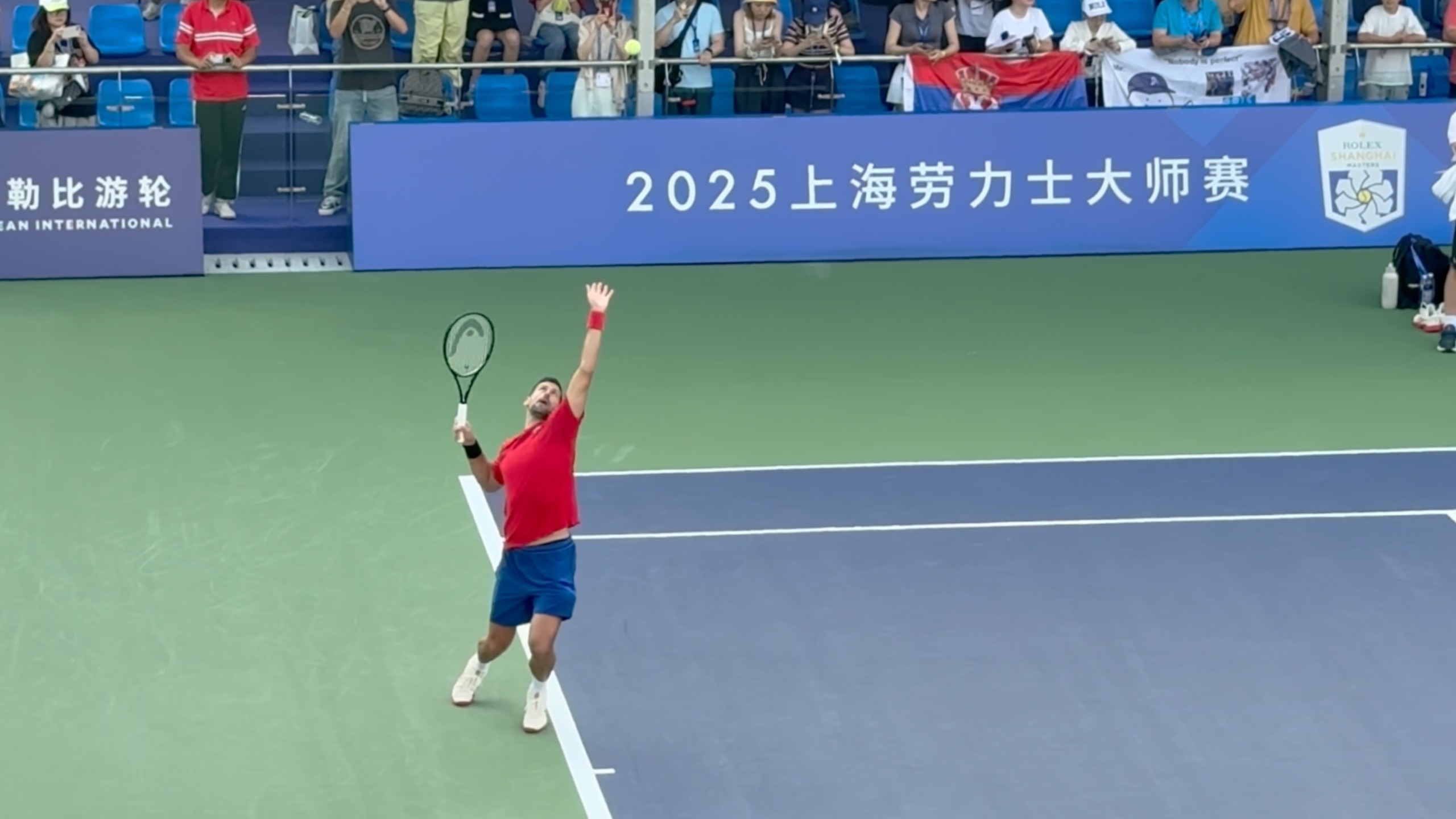 包含德国网球队险胜美国网球队，德约科维奇统治全场的词条